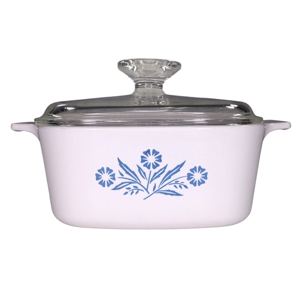 Corning Ware Blue Cornflower 1.5 Qt with lid A-1 1/2-B Vintage 1.5 Qt